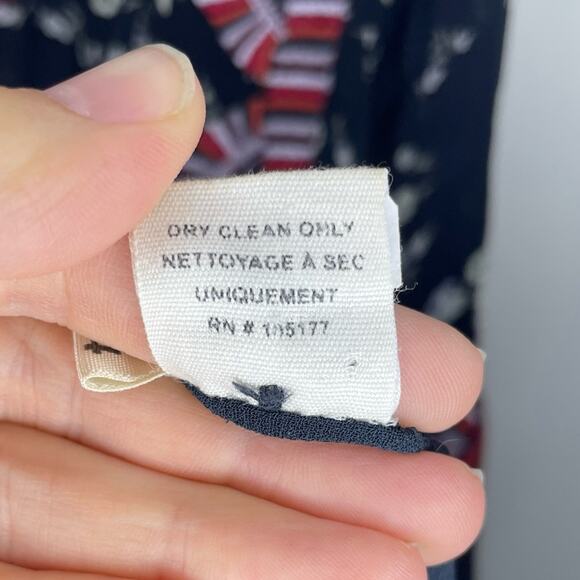 Ulla Johnson Gita Bohemian Silk Dress in Midnight Size 4 - Picture 7 of 8